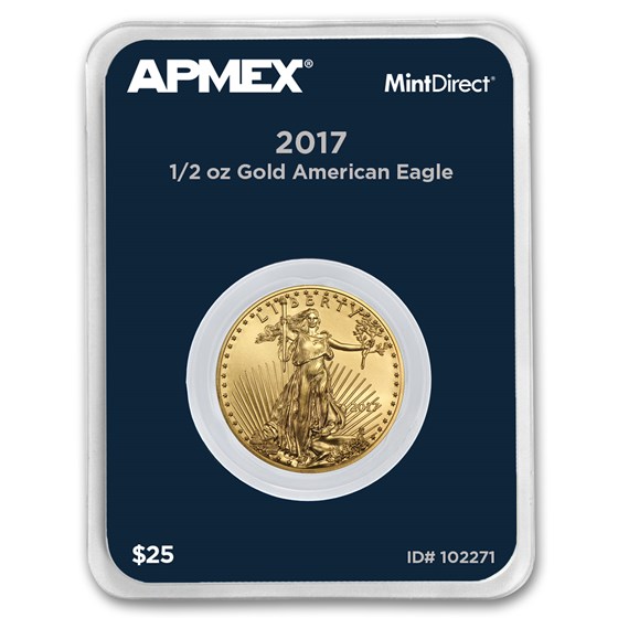 2017 1/2 oz Gold American Eagle (MintDirect® Single) 2017 1/2 oz Gold American Eagle (MintDirect® Single)